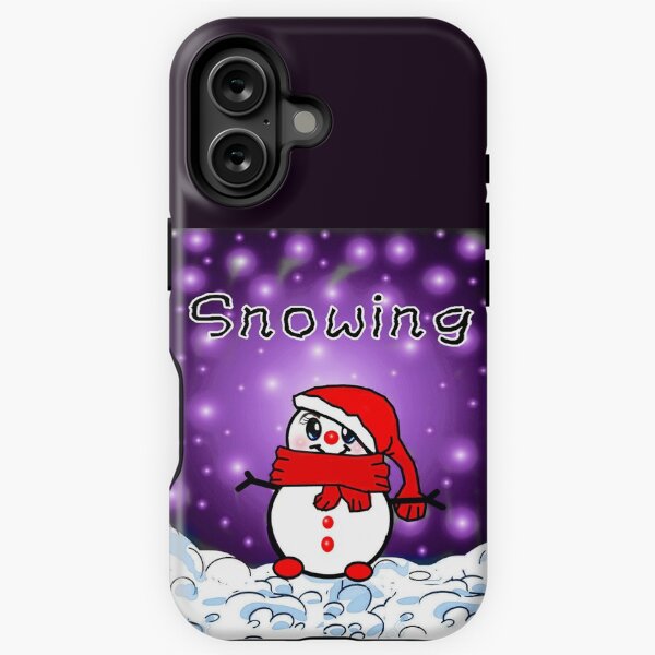 Item preview, Merry Christmas - Snowing  designed and sold by Shirley cute art .