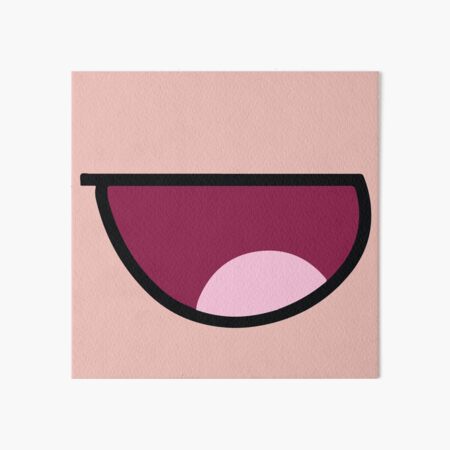 Roblox Epic Face Mask Art Board Print By Yawnni Redbubble - roblox makeup faces