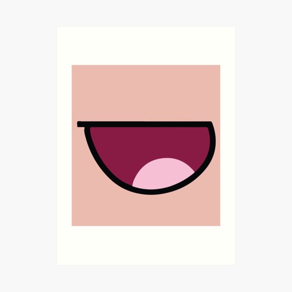 Roblox Epic Face Mask Art Print By Yawnni Redbubble - peach roblox skin tone