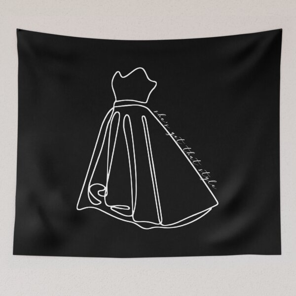 Item preview, Abstract Dress - Art Line Drawing - Fashion Graphic Black designed and sold by RLYGR8.