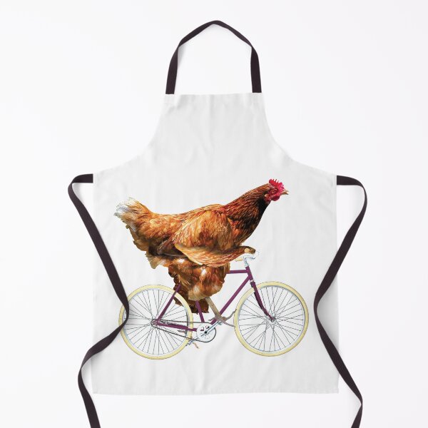 Item preview, Quirky Chicken Riding Bicycle designed and sold by RamiBeans.