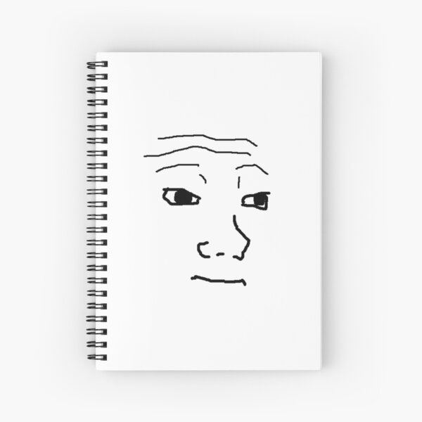 Doomer Meme Notebook - The Doomer Wojack Notebook - 6x9 Inches