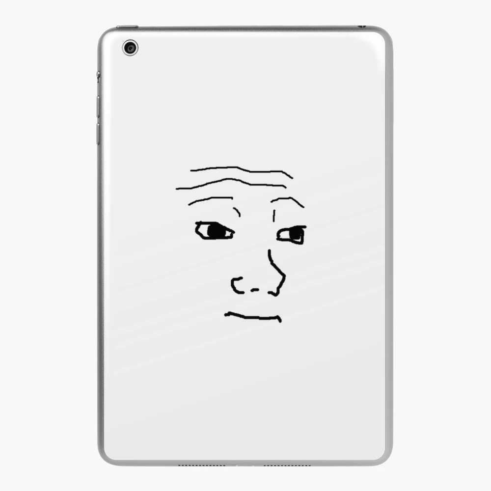 Masochist face meme | iPad Case & Skin