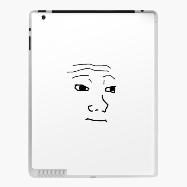 Masochist face meme | iPad Case & Skin