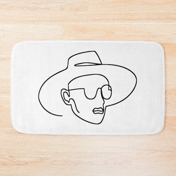Item preview, Abstract Man Wearing Hat & Glasses - One Line Drawing designed and sold by RLYGR8.