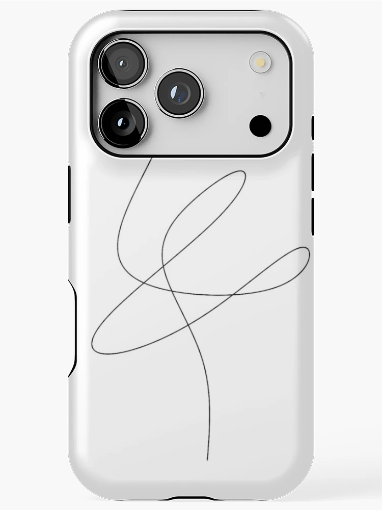 Thumbnail 1 of 4, iPhone Case, Abstract Single Line Drawing designed and sold by OneLinePrint.