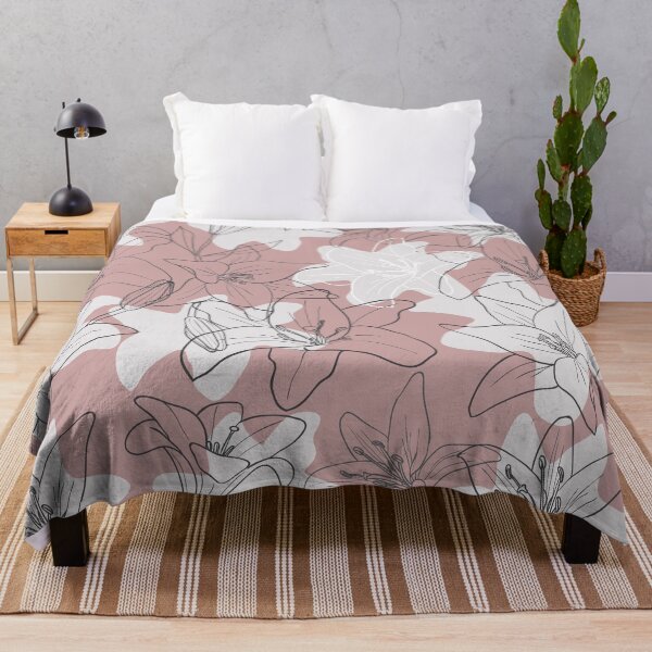Item preview, hand drawn lily flowers designed and sold by mashmosh.
