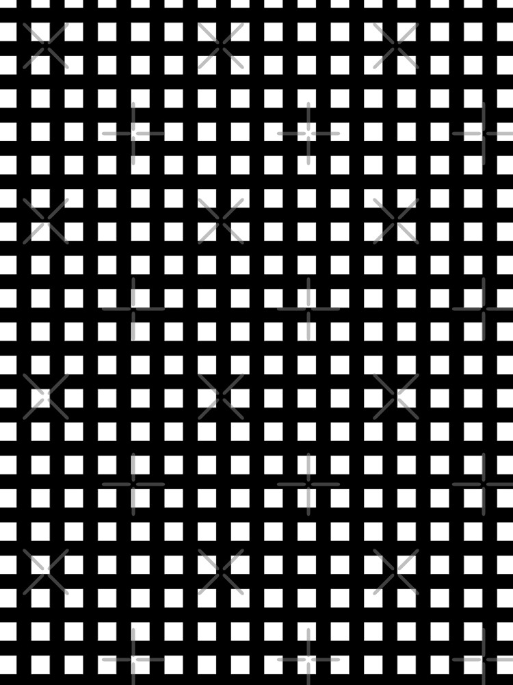 Horizontal and vertical lines. Grid stripes. Geometric pattern. Minimalism. Black and white. by EvgeniiV