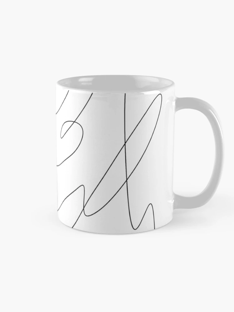 Thumbnail 3 of 6, Coffee Mug, Abstract Single Line Drawing designed and sold by OneLinePrint.