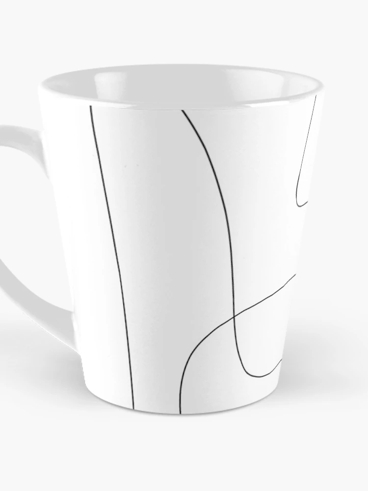 Thumbnail 3 of 4, Coffee Mug, Abstract Single Line Drawing designed and sold by OneLinePrint.