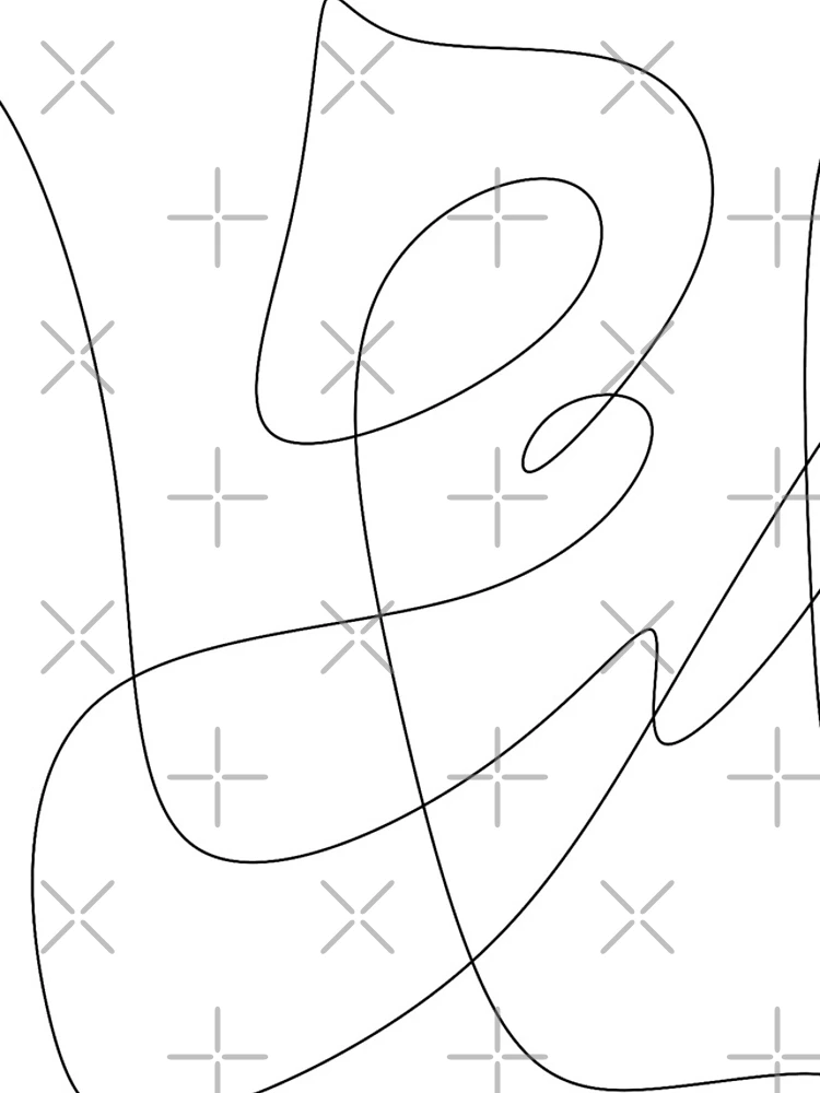 Thumbnail 4 of 4, iPhone Case, Abstract Single Line Drawing designed and sold by OneLinePrint.