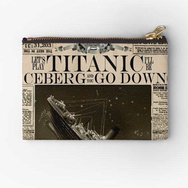 1912 Titanic return voyage newspaper advert clipping unaltered | Leggings