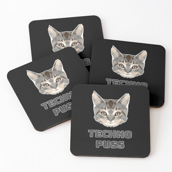 Item preview, Cute Tabby Techno Cat designed and sold by NoMatterLab.