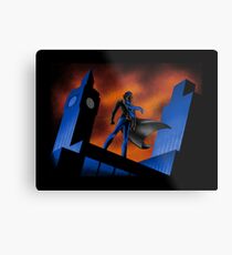 Sherlock Cartoon Metal Print