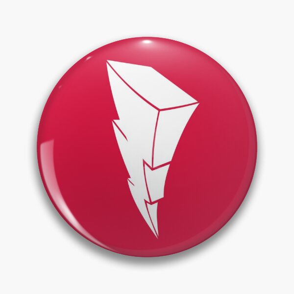 Item preview, Red Ranger Lightning Symbol designed and sold by Ravensclaw3.