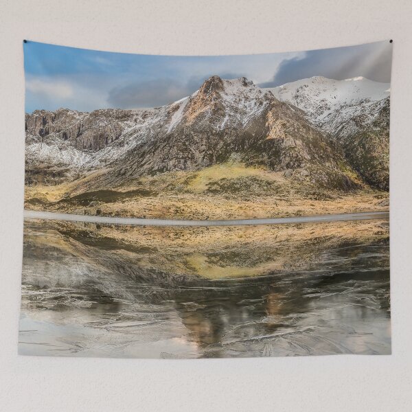 Item preview, Frozen Lake Idwal Snowdonia designed and sold by AJEvans.