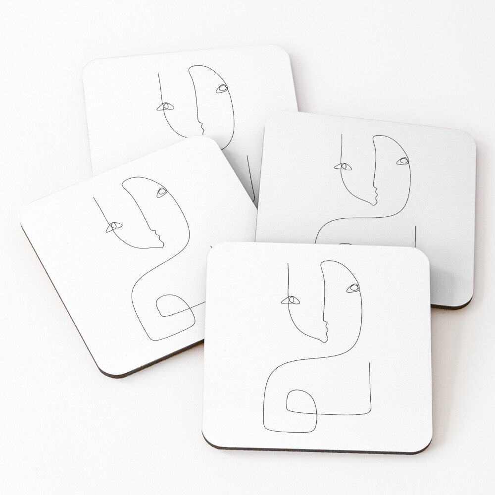 Item preview, Coasters (Set of 4) designed and sold by OneLinePrint.