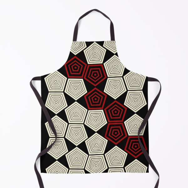 Item preview, Colour Pop Pentagons - Red & Cream designed and sold by LAEC-Shop.