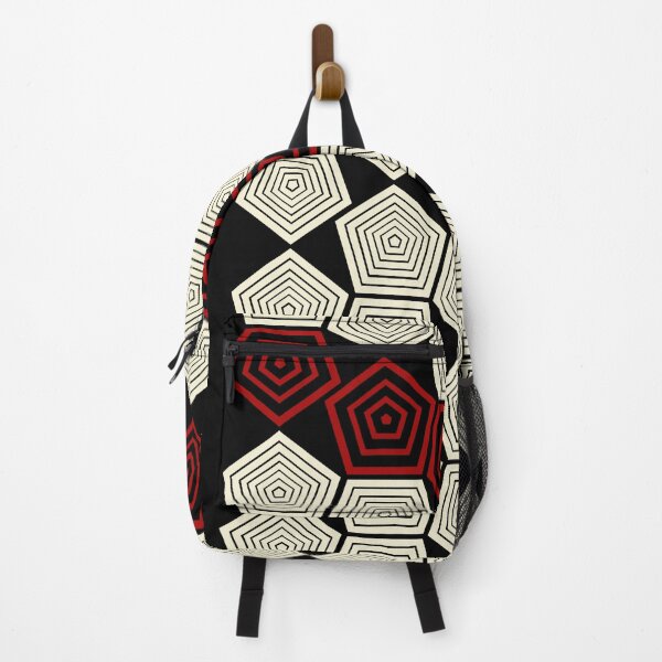 Item preview, Colour Pop Pentagons - Red & Cream designed and sold by LAEC-Shop.