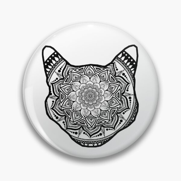 Item preview, CatMandala designed and sold by ItalianMandala.