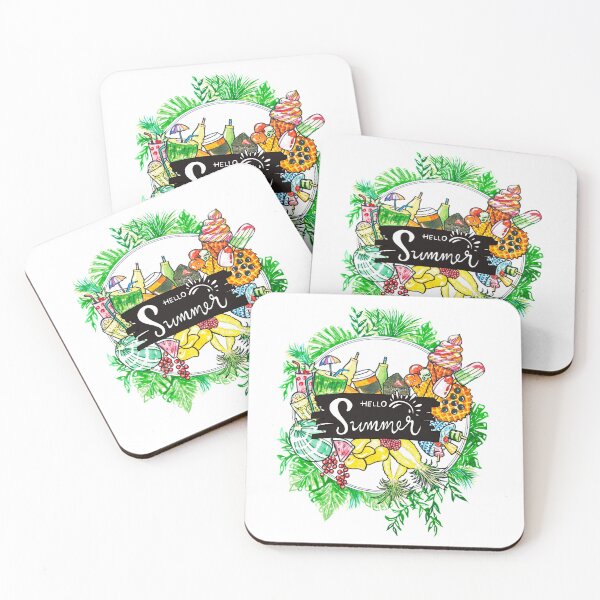 Item preview, Hello Summer - Foods to Eat designed and sold by AKUL-ART.