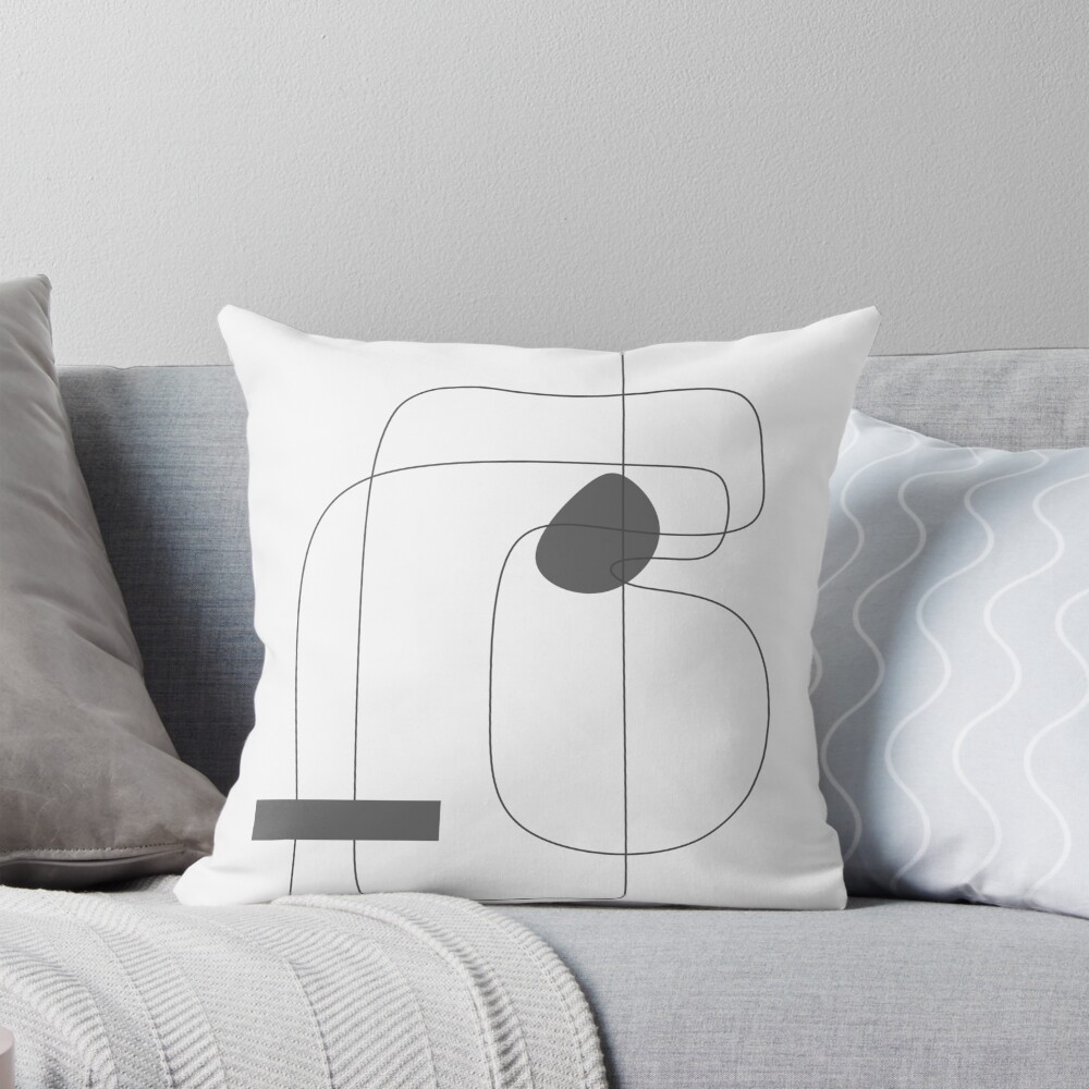 Item preview, Throw Pillow designed and sold by OneLinePrint.