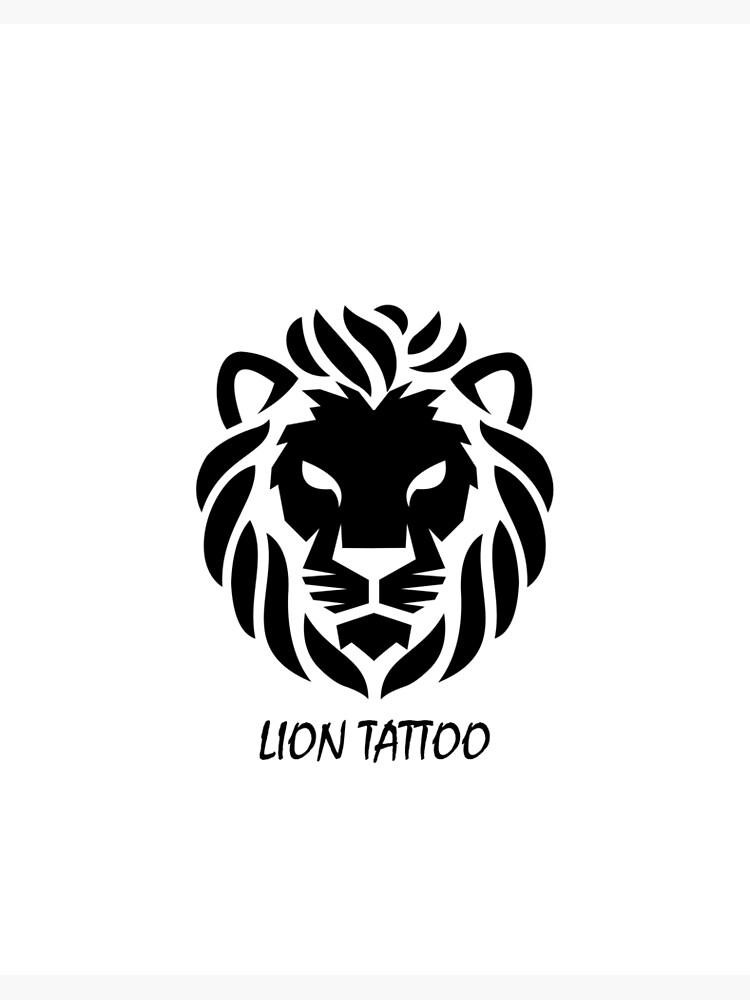 Lion and Watch Tattoo Printed Tights