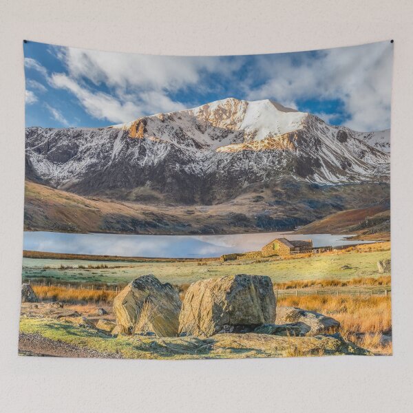 Item preview, Valley Sunlight Ogwen Lake Snowdonia  designed and sold by AJEvans.