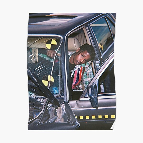 Vintage Asap In Car Poster