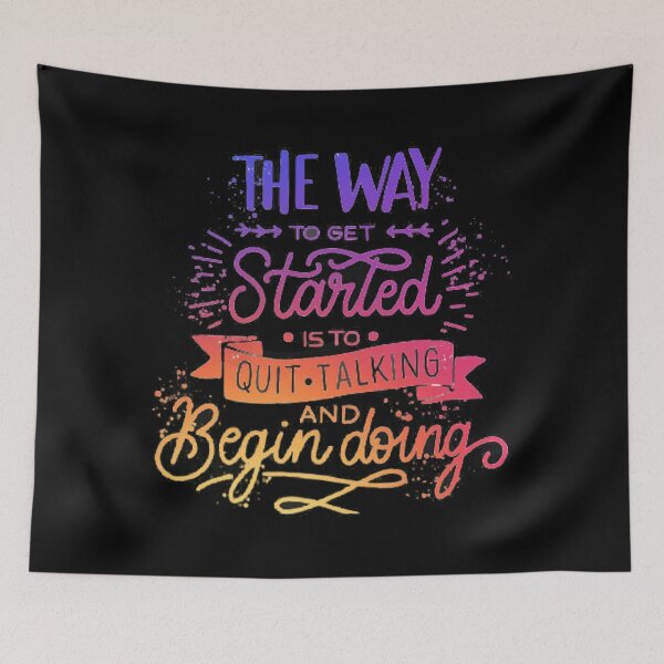 Item preview, the way to get started is to quit talking and act designed and sold by Wizabi.