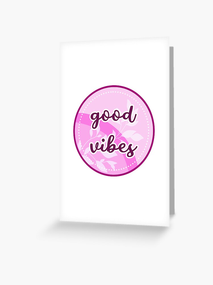 cute aesthetic pink good vibes symbol\