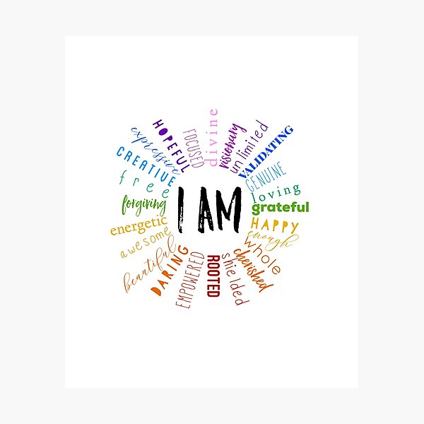 Item preview, Positive Affirmations Mantra designed and sold by Rmsjones.