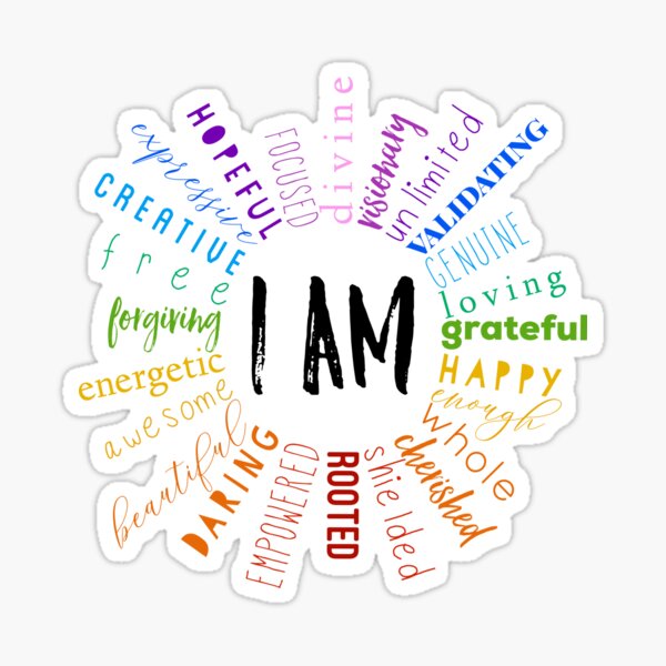 You Are- Positive Affirmation Stickers