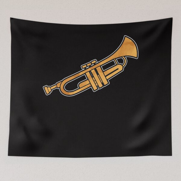 Item preview, Trumpet instrument brass music musician designed and sold by Imutobi.