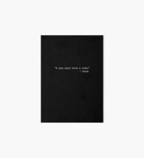The Wire - "A man must have a code." Art Board