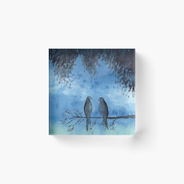 Item preview, Two birds on a branch designed and sold by Aidi Riera.