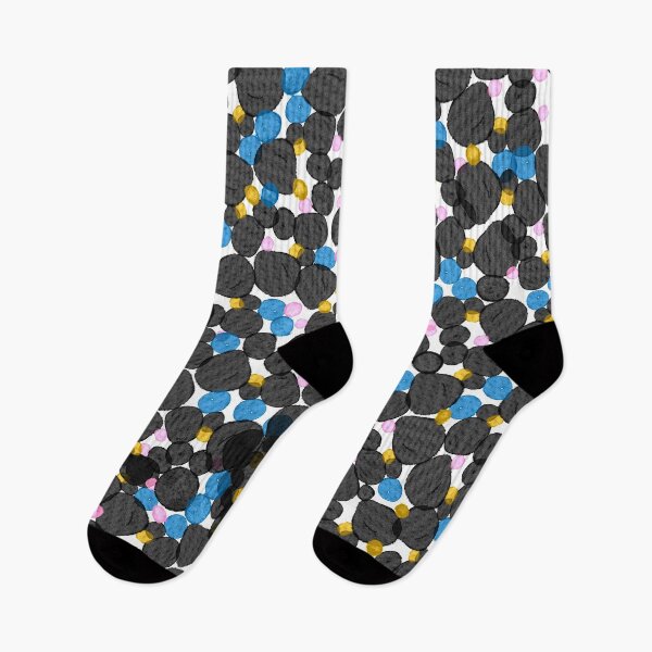 Item preview, Stellar // Bold Spot Print // Colourful Hot Pink, Black, Lime  Aqua designed and sold by fossdesign.