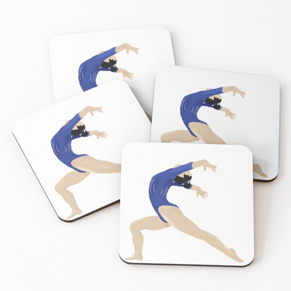 Item preview, Kara Eaker Gymnastics Art - Blue Leo designed and sold by Cherries4.