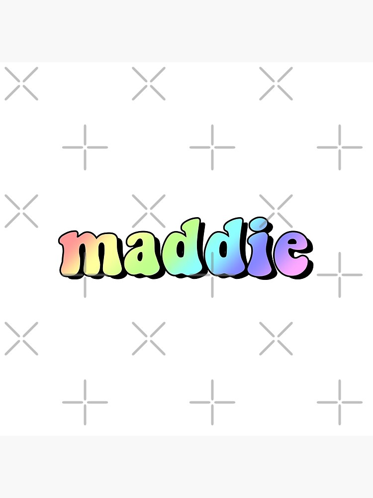 “aesthetic rainbow maddie name” Poster for Sale by STAR10008 | Redbubble