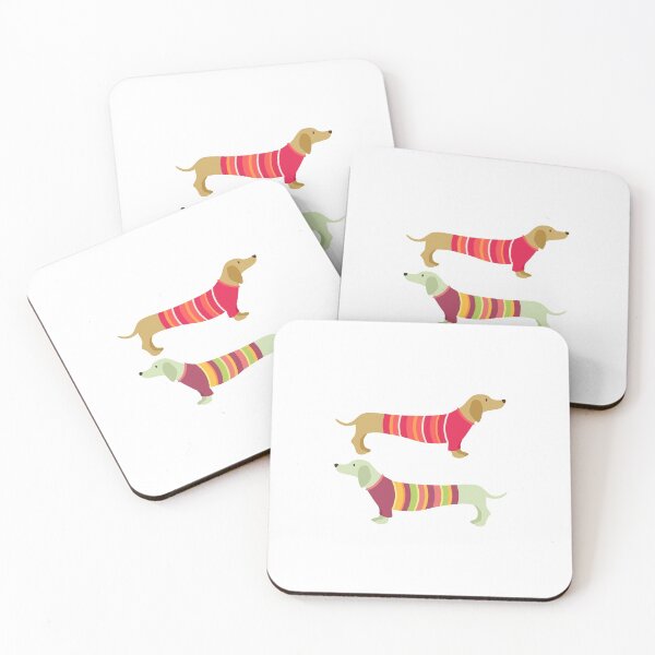 Item preview, Stripey Dachshunds designed and sold by BlueGrapefruits.