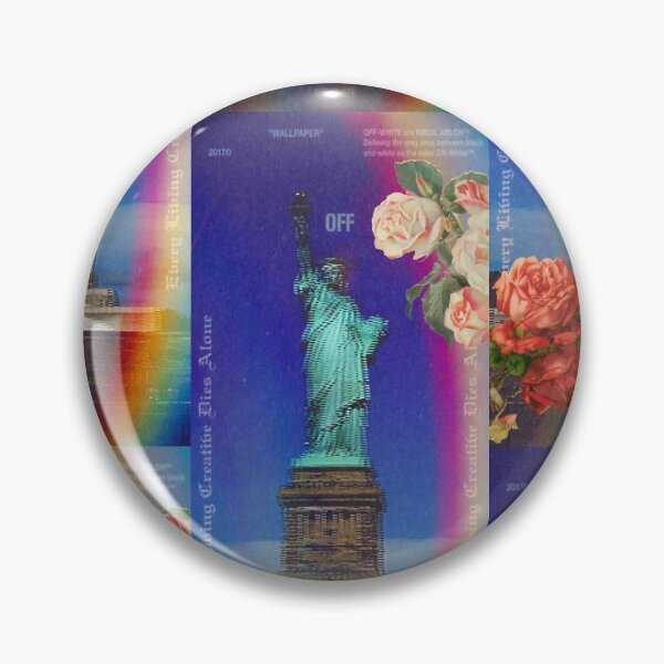 Item preview, Glitched Retro Styled Statue of Liberty in New York designed and sold by Ainbowz-Artwork.