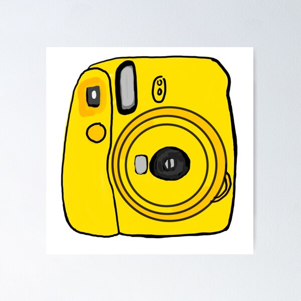 Aesthetic Yellow Camera