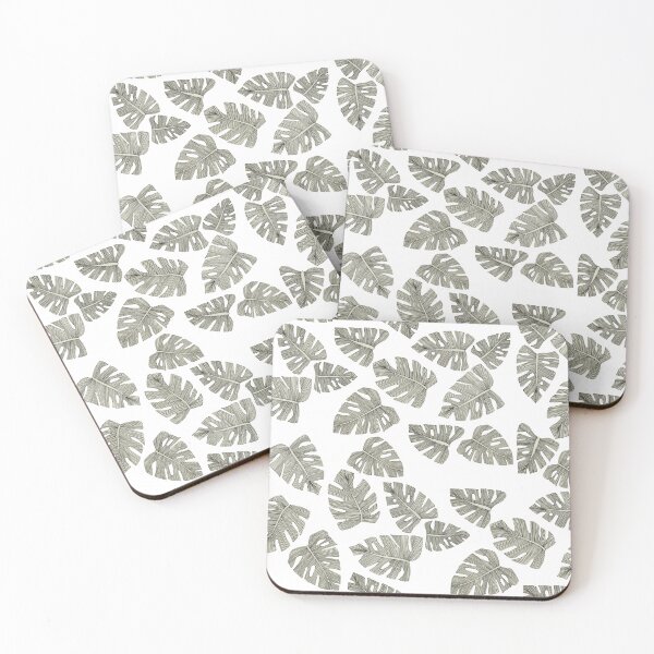 Item preview, Detailed Monstera Leaves Pattern designed and sold by Ally Gracie.