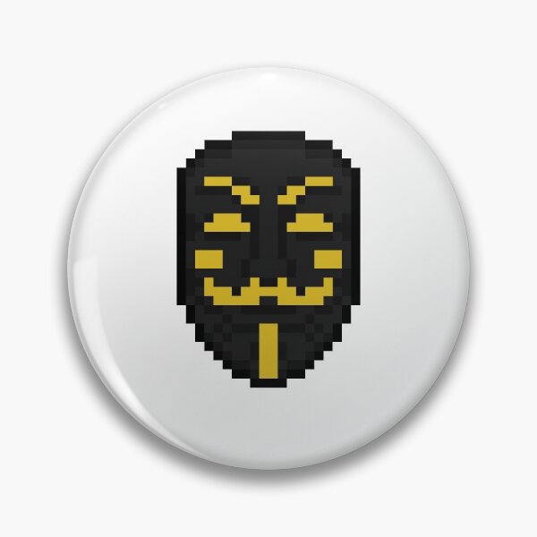 Item preview, Black and Gold Anonymous designed and sold by AnonymousMerch.