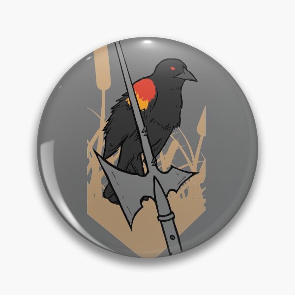 Item preview, Red Wing Black Bird with Background designed and sold by Spectralidax.