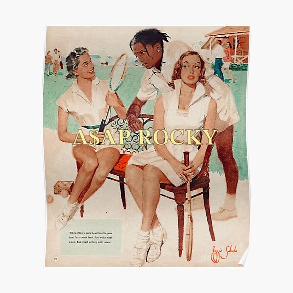Vinage Asap 1970 Muy Barato Póster