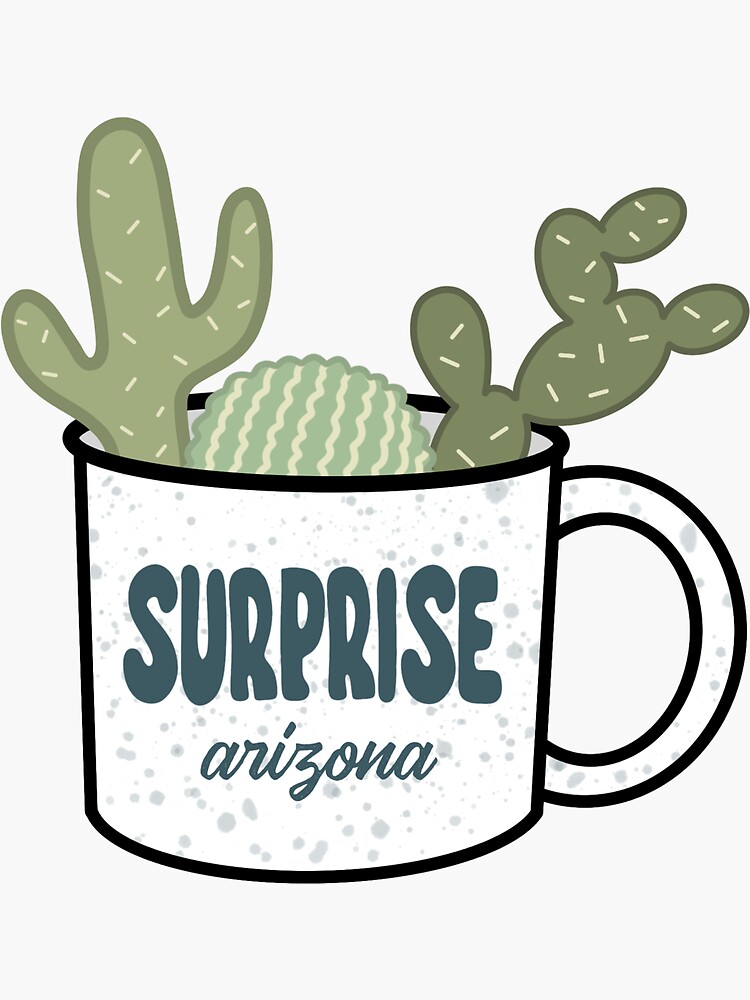 Surprise, Arizona Cacti Mug by theooo18