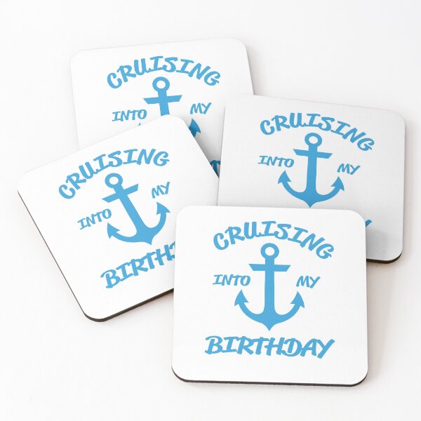 Item preview, Cruising into my BIRTHDAY! Blue designed and sold by AdventureTee.