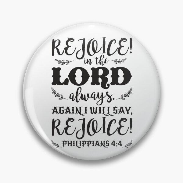 Item preview, Philippians 4:4 designed and sold by plushism.