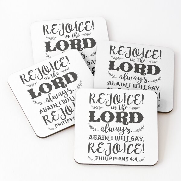 Item preview, Philippians 4:4 designed and sold by plushism.